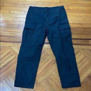 Uniqlo Men's Cargo Pants - Black Size Large